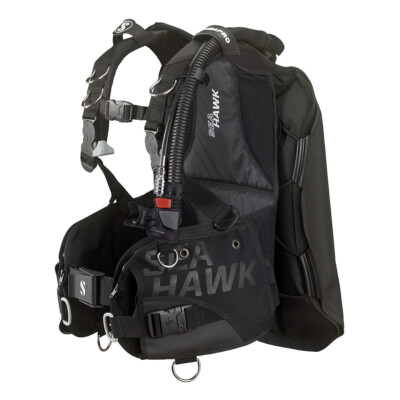 ScubaPro Seahawk2 BCD with Air2 V GEN - Black (2019) Size 2XL - Back Inflate
