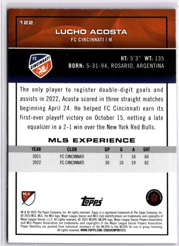 2023 Topps Ammiraglia MLS pellicola blu /99 1-200 (set completo) - Foto 43 di 55