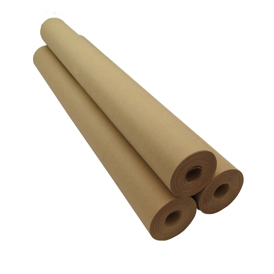 10 METRES STRONG BROWN KRAFT WRAPPING PARCEL PAPER 10M - Image 4 of 4