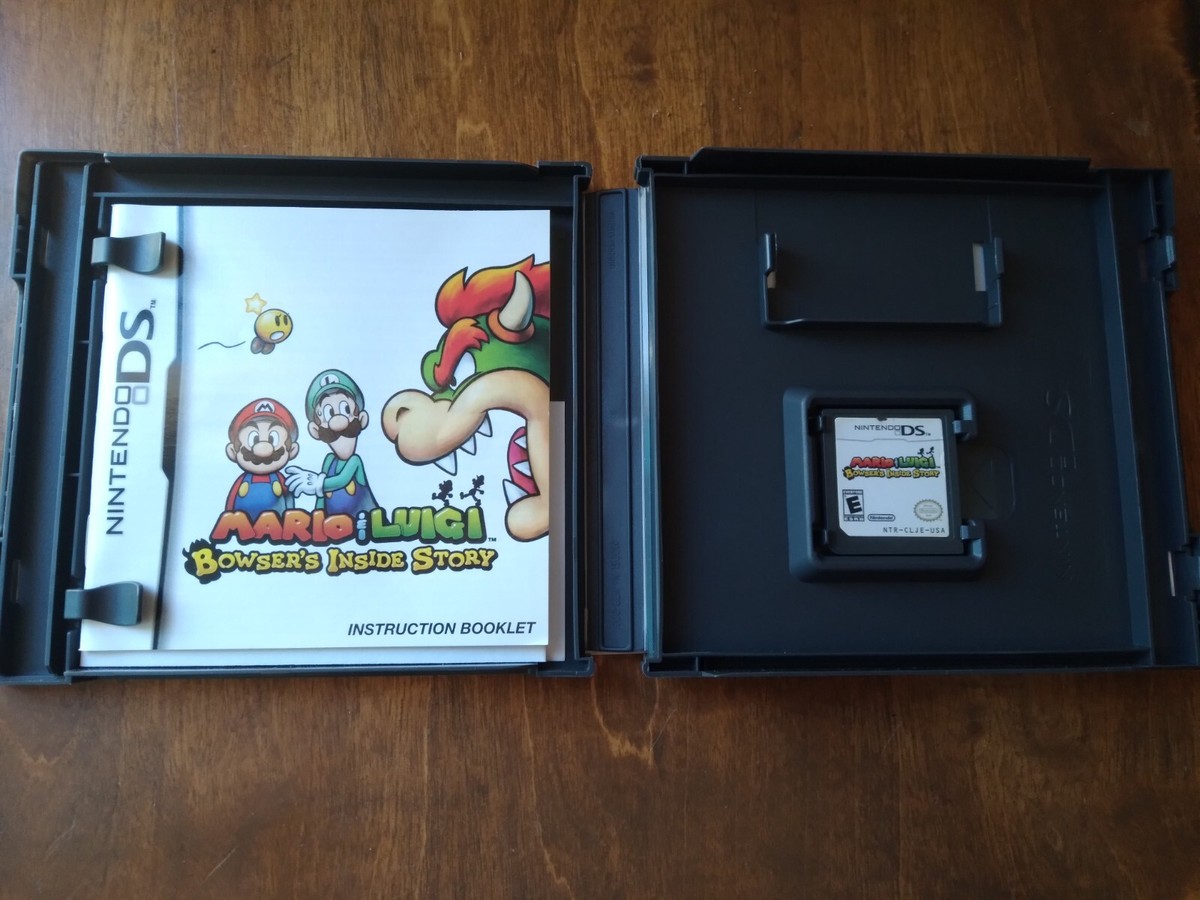 Mario Luigi: Bowser's Inside Story Nintendo DS, CIB NOT FOR