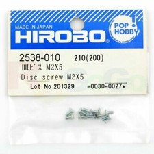 HIROBO 2538-010 DISC SCREW M2 X 5 10PCS #2538...