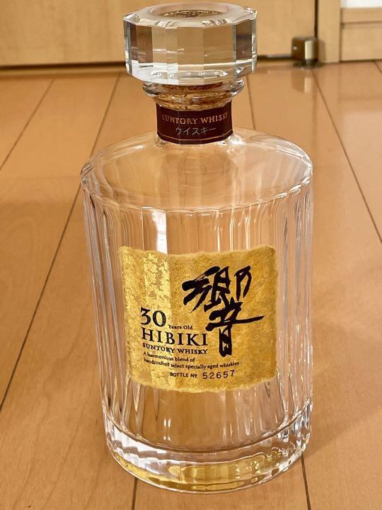 Empty Bottle Suntory Hibiki 30 Empty Bottle With Box