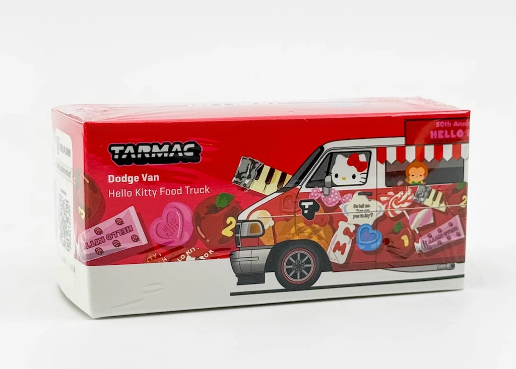 Tarmac 1:64 Kitty Dodge Van Food Truck Sports Model Diecast