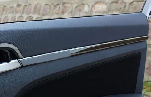 For Hyundai Elantra 2017-20 Titanium Black Car Inner Door Panel Trim Cover Strip - Picture 8 of 14