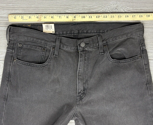 Levis 569 Jeans Mens 34x36 Grey Denim Pants Loose Straight Green Pockets NWT - Picture 14 of 15