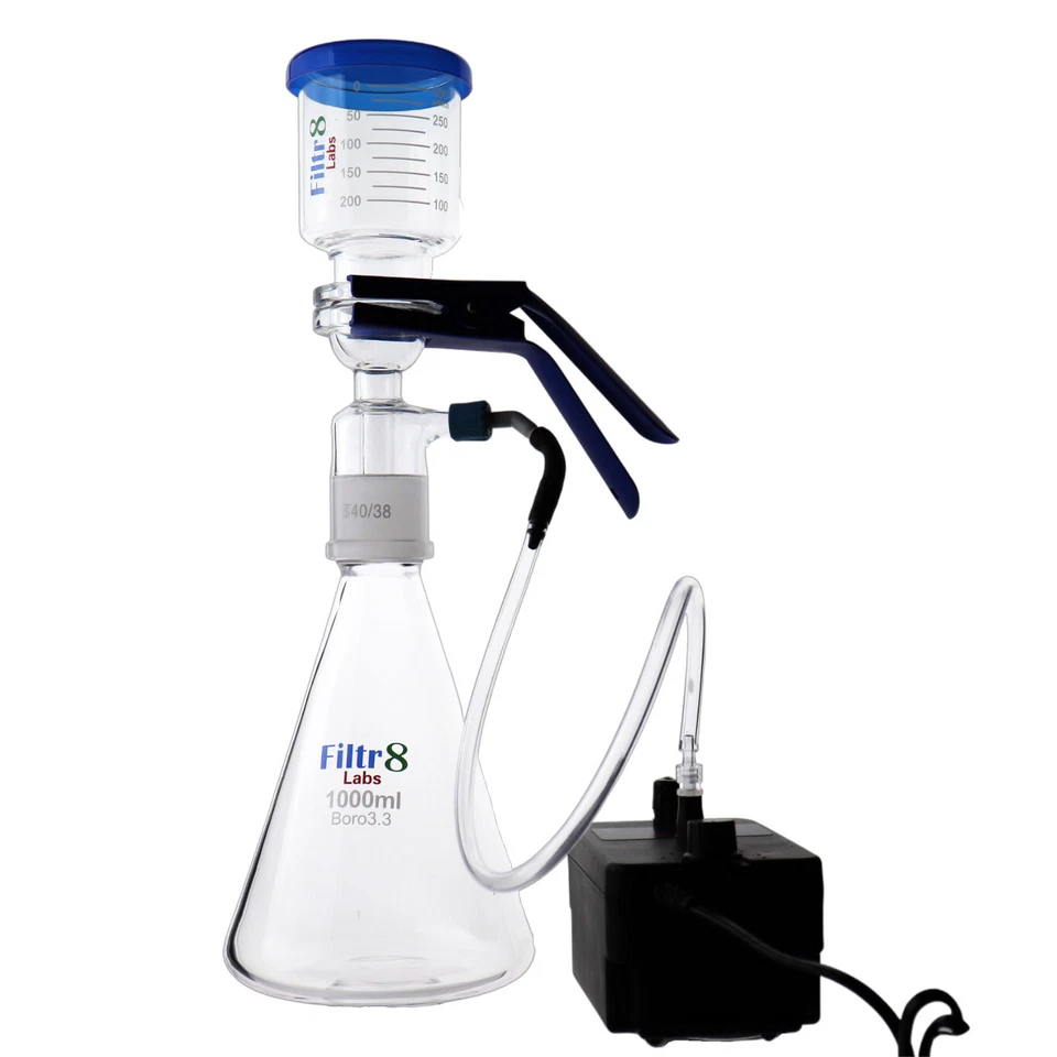 Fast and Hands-Free Vacuum Filtration Kit | Filtr8 Sand Core Flask with Pro Pump - Image 2 of 4