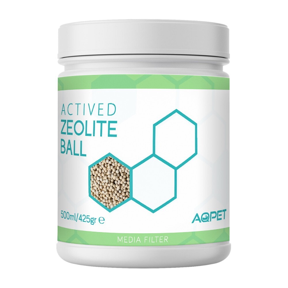AQPET Filter Line Actived Zeolite Ball Materiale Filtrante Per Acquari 425gr