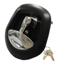 Lockable Whale Tail Latch T Handle Lock Doors Trucks Toolbox Cabinets Trailer