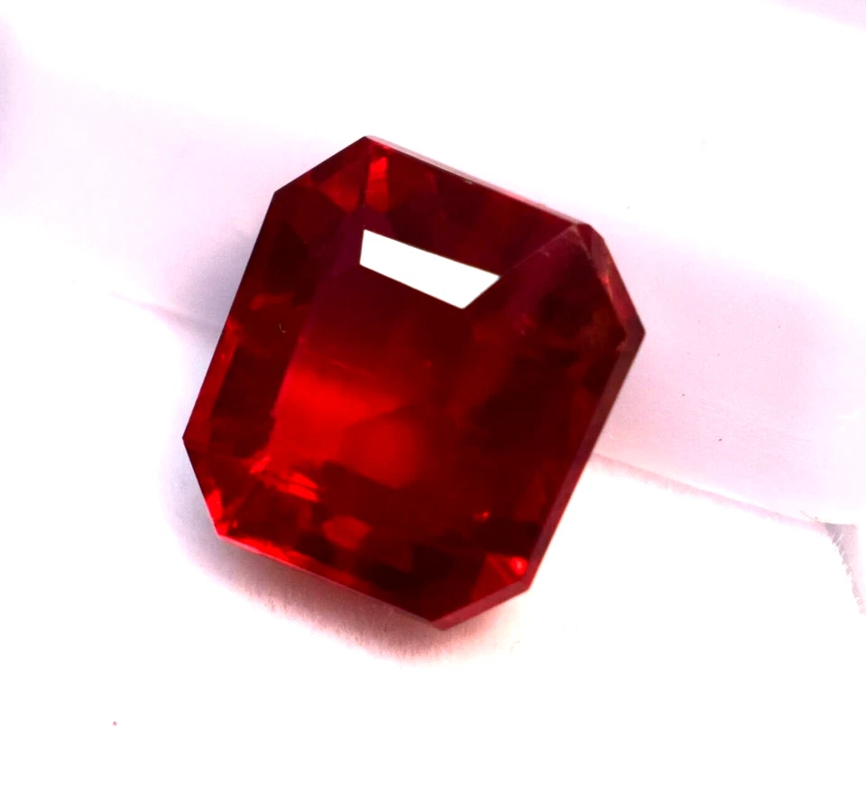Excellent Radiant Cut Red Ruby AAA+ Quality Loose Gemstone 8.50 CT Burmese Ruby - Image 4 of 4