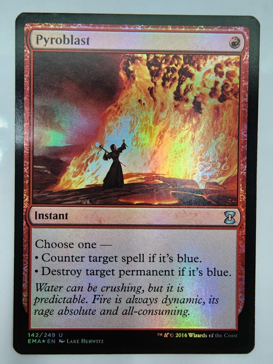 Pyroblast （紅蓮波）　FOIL MTG MTG Pyroblast Foil 142/249 Eternal Masters Magic the