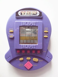 yahtzee handheld electronic game