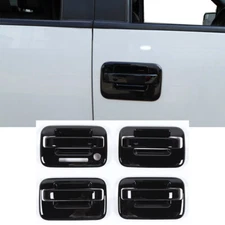 Exterior Door Handle Bowl Cover Trim Bezel for Ford F150 09-14 Accessories Black
