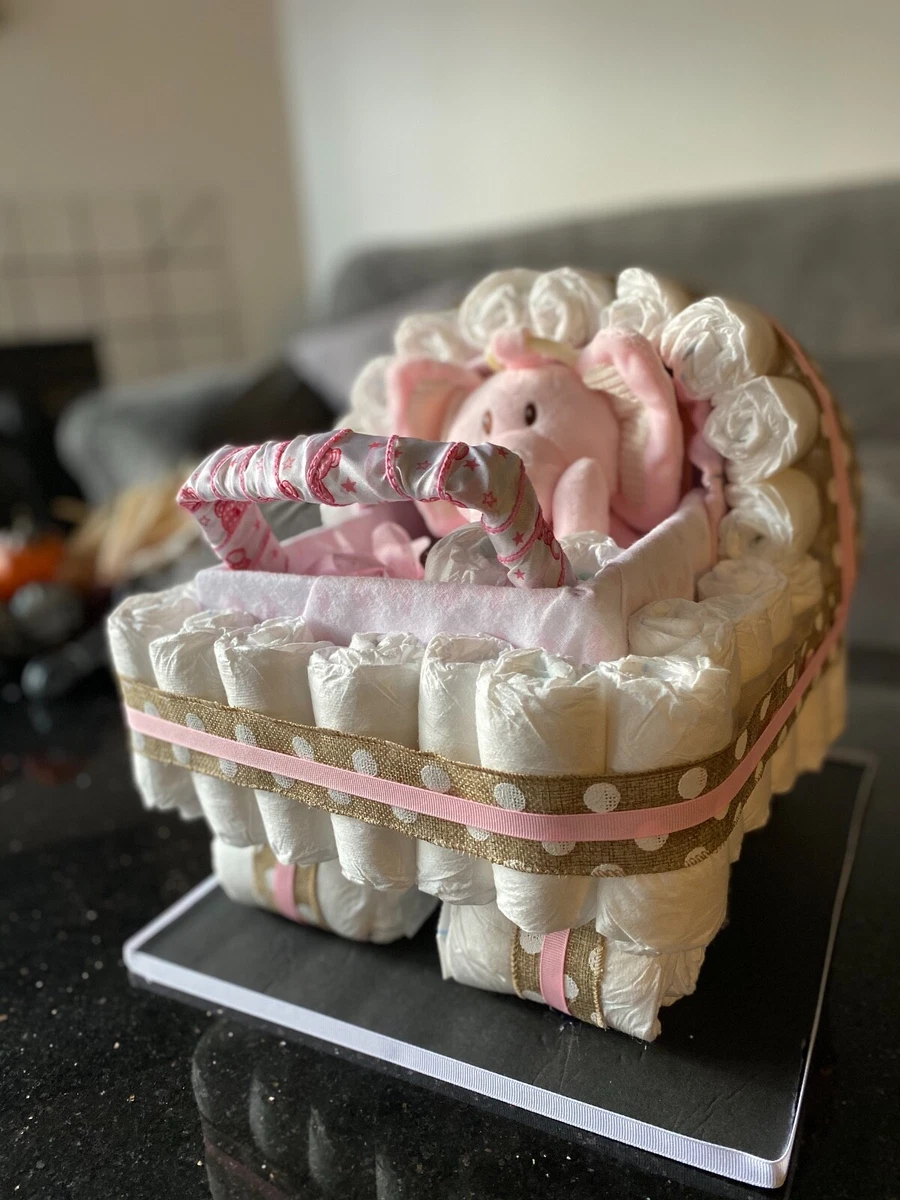 Louis Vuitton diaper bag baby shower cake