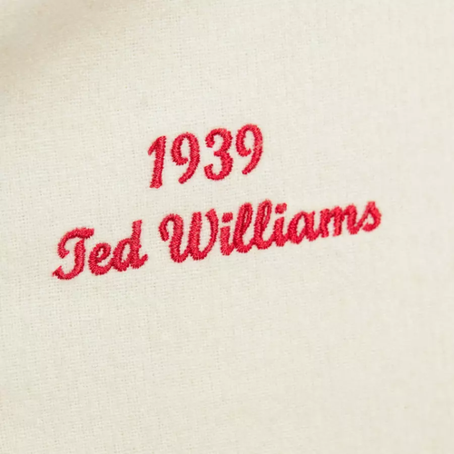 Herren #9 Ted Williams Creme 1939 Authentic All Stitched Trikot - Bild 6 von 12