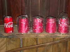Commercial Mercerized Cotton thread industrial 4 spools 19200 yds Iced Raspberry