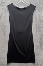 The Limited Dress Womens Small Black Shift Casual Travel Stretch Party LBD Open
