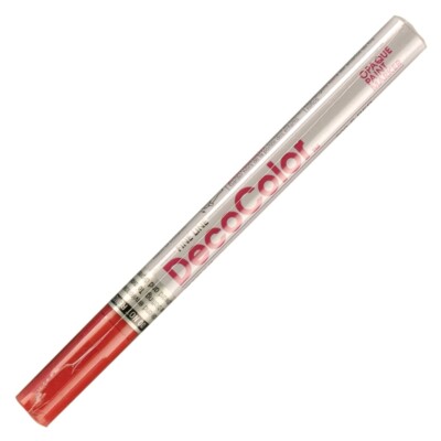 200-2 Marvy DecoColor Opaque Paint Marker, Fine Tip, Red, Box of 12