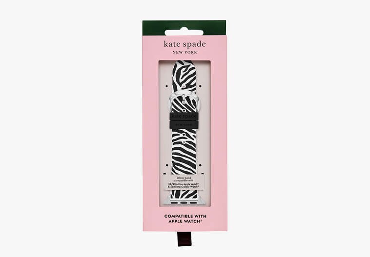 ★大人気★KATE SPADE Zebra Print Silicone Band Apple Watch Amazon.com: Kate Spade New York women's zebra print silicone