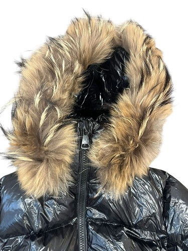 SCOTCH BONNET Explorer Girls 16 Women's XS Puffer Jacket Coat Dk. Brown Fur Trim - Picture 8 of 17