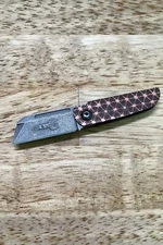 D Rocket Designs Higo Knife, Darriel Caston, Custom Copper Handle Higonokami