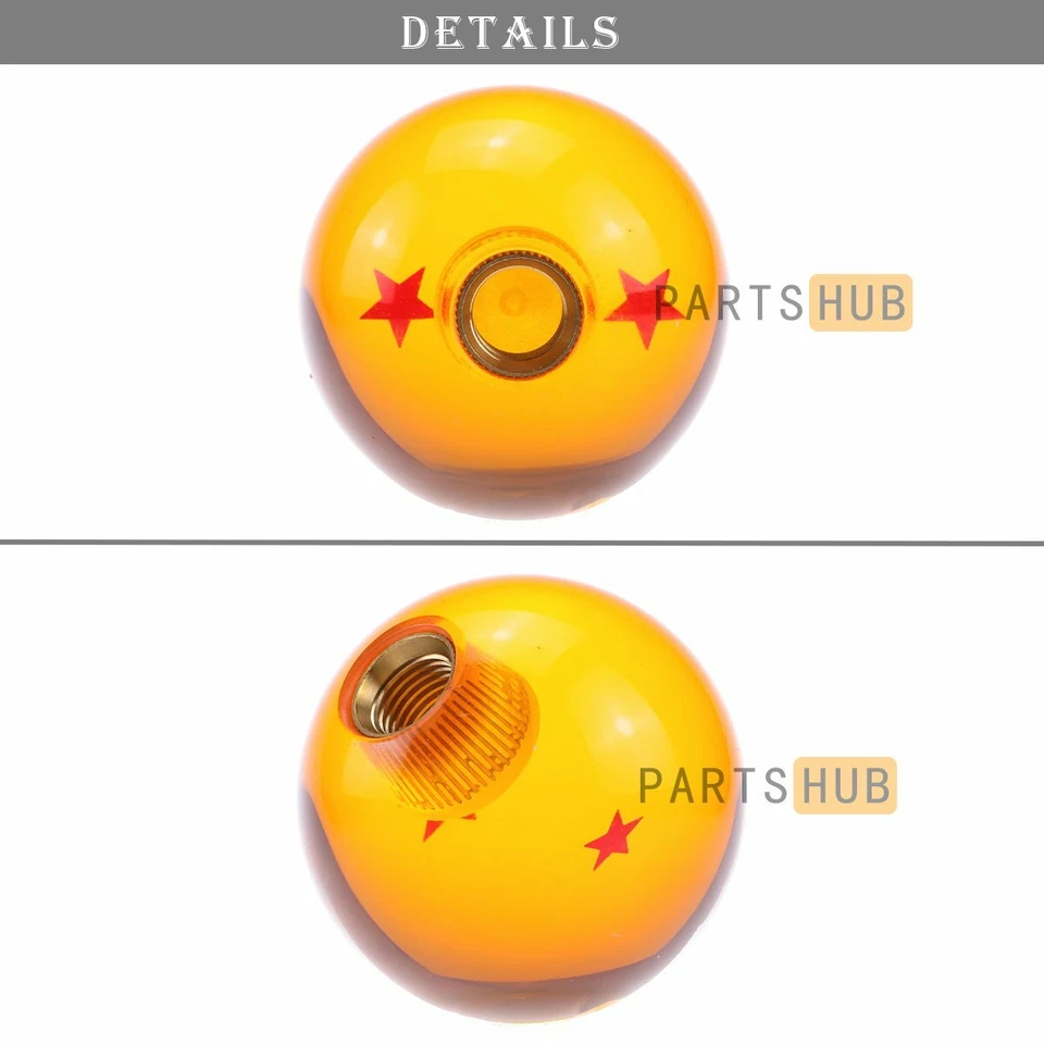 JDM M12 x 1.25 Dragon Ball Z Star 2 estrellas manual 5 6 velocidades perilla de cambio para Subaru Foto 2 de 2