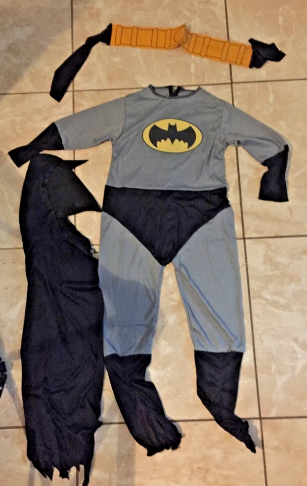 Toby Bat Hombres Mono Niños Body Superhéroe Halloween Juegos con disfraces Disfraz Fiesta Foto 4 de 4