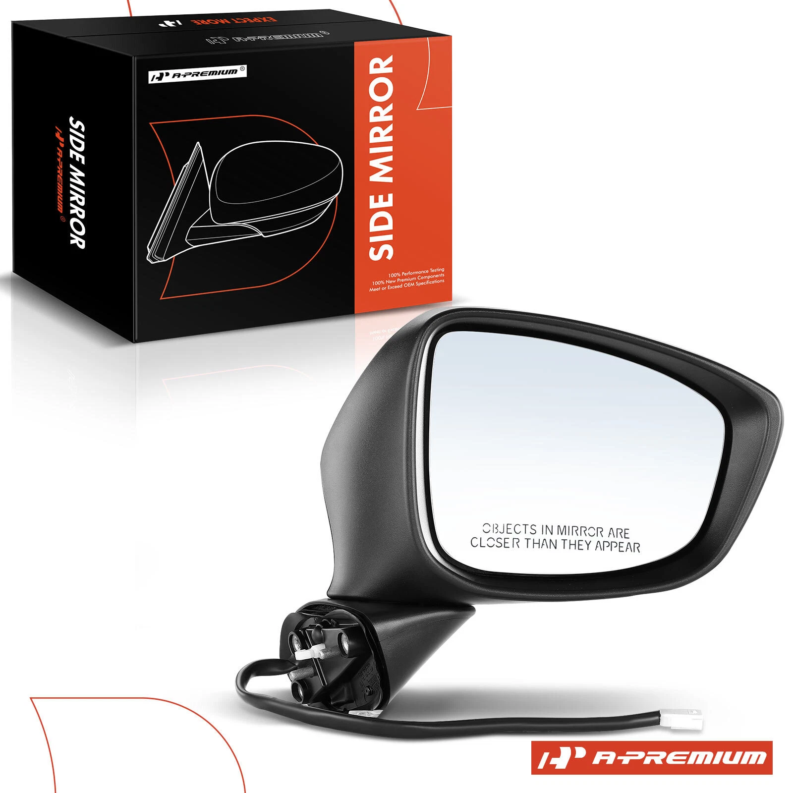 A-Premium Passenger Power Mirror with Manual Folding for Mazda CX-5 2013-2015