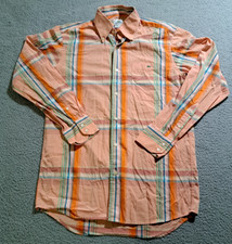 Lacoste Men s Multicolor Plaid Long Sleeve Button Down Shirt / Size 38