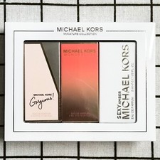 Michael Kors Miniature Gift Set 3 x Mini EDP Eau De Parfum Gorgeous! Wonderlust
