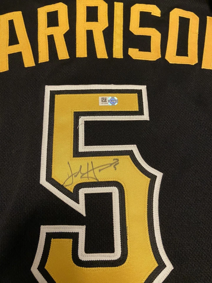 Josh harrison jersey pittsburgh pirates autographed! size 48 - Image 2 of 4