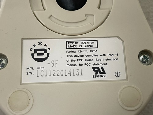 Vintage Dexxa Mouse MF21 9-pin connector 3-button DZLMF21 - Zdjęcie 9 z 12