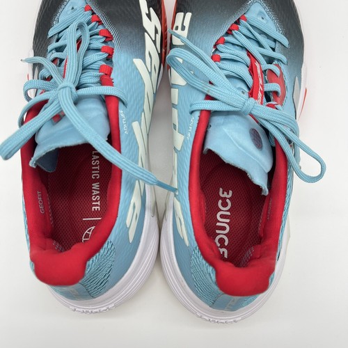 Scarpe da tennis e pickleball Adidas Barricade da donna taglia 9 bianco blu HP7415 - Foto 6 di 9