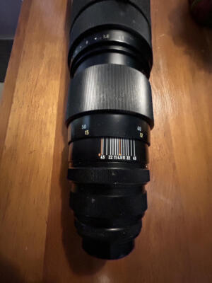 Pentax 500mm f4.5 Super Telephoto Takumar m42 Screw Mount