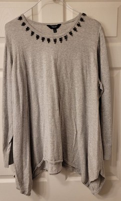 Vera Wang Sweater w/beautiful Embellishments size 1X 
