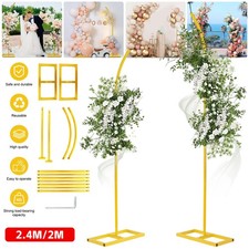 Hochzeit Bogen Metall Traubogen Gebogene Hintergrund Blumen Ballon Ständer Deko