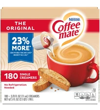 Nestle Coffee-mate Liquid Creamer Singles, Original ( 180 ct.)
