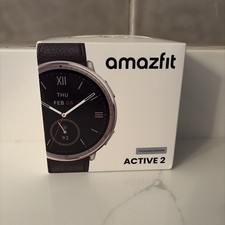 Amazfit Active 2 Premium Version 44mm Fitness Smart Watch Leather Band SEALED