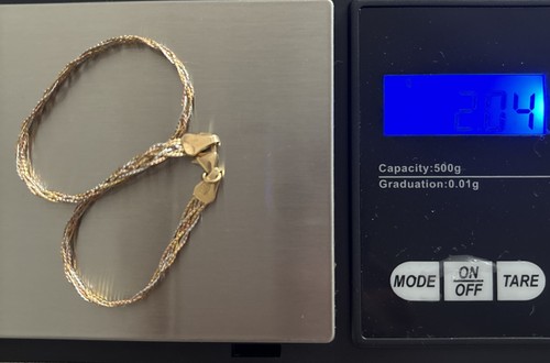 Armband Gold 333, Tricolor; NEU - Bild 7 von 7