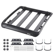 VEVOR Universal Roof Rack Cargo Carrier Basket 48 x 40 x 5.6 in Car Top Luggage