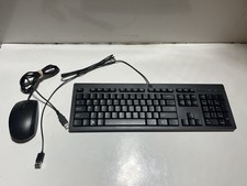 HP Wired Desktop Mouse and Keyboard - Black