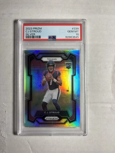 2023 Prizm C.J. Stroud Silver PSA 10 RC #339