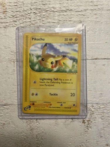 Pikachu - 124/165 - Expedition Base Set E-Series 2002 - Pokemon Card - NM/LP