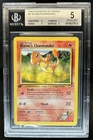 2000 Pokemon Gym Heroes 1st Edition Blaine's Charmander #61/132 BGS 5