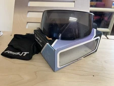 Pre-Owned RIP-IT Softball Fielder's Face Mask Visor Smoke Gray with Cloth Box