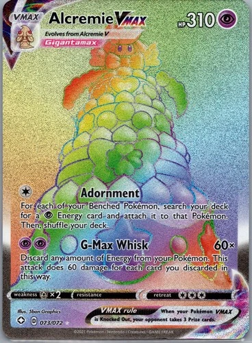 Pokemon TCG Alcremie VMAX 73/72 Shining Fates NM/M