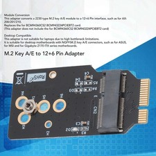 ANGFF M.2 Key A/E To 12+6 Pin Adapter Card For AX200 AX201 AX210