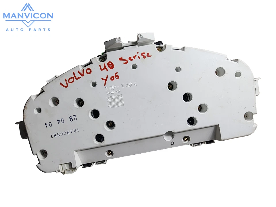 Volvo S40 2004-2007 velocímetro instrumental KPH Cluster 30710072 OEM Foto 4 de 4