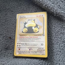 Snorlax Jungle 27/64 1st Edition Regular Card