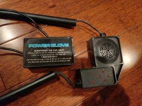 Nintendo NES Power Glove + Sensor Bars Tested! Works!