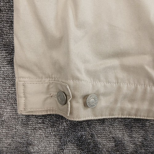 Vtg Levi's Jacket Mens Large Khaki Cotton Zip Harrington Bomber Grandpa Classic - Picture 16 of 18